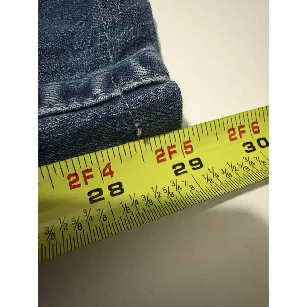 True Religion Jeans Mens 33 Made in USA Straight Leg Blue Denim Y2K